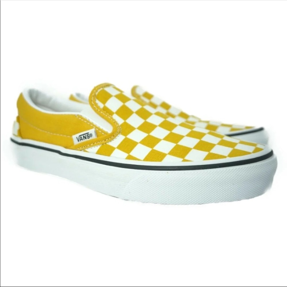 🏈🏈NWT Size 11.5 Men’s New Never Worn Van’s Yellow Shoe’s. Comfortable Casual - Picture 5 of 8